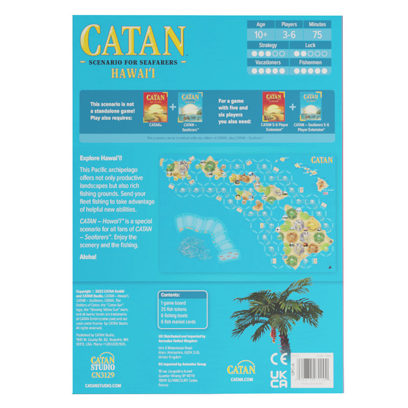 Catan: Scenario for Seafarers - Hawai'i [Board Game Expansion]