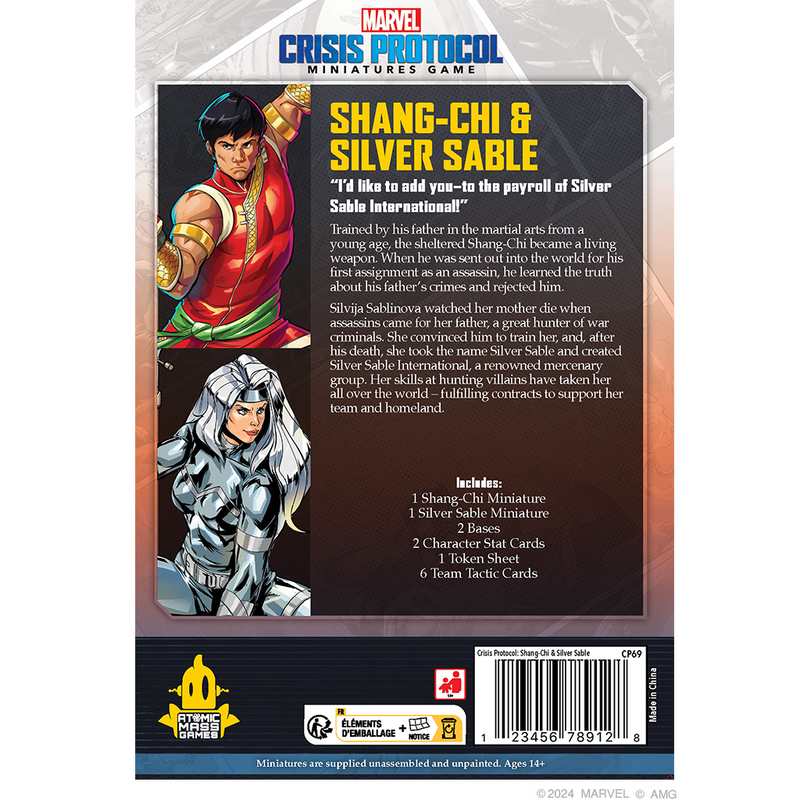 Marvel: Crisis Protocol - Shang-Chi & Silver Sable