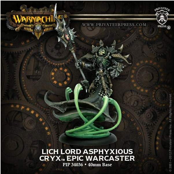 Warmachine | Cryx Lich Lord Asphyxious