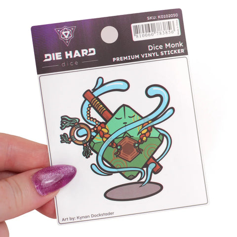 Die Hard Dice Sticker - Dice Monk