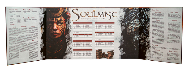 Soulmist RPG: GM Screen (5E)