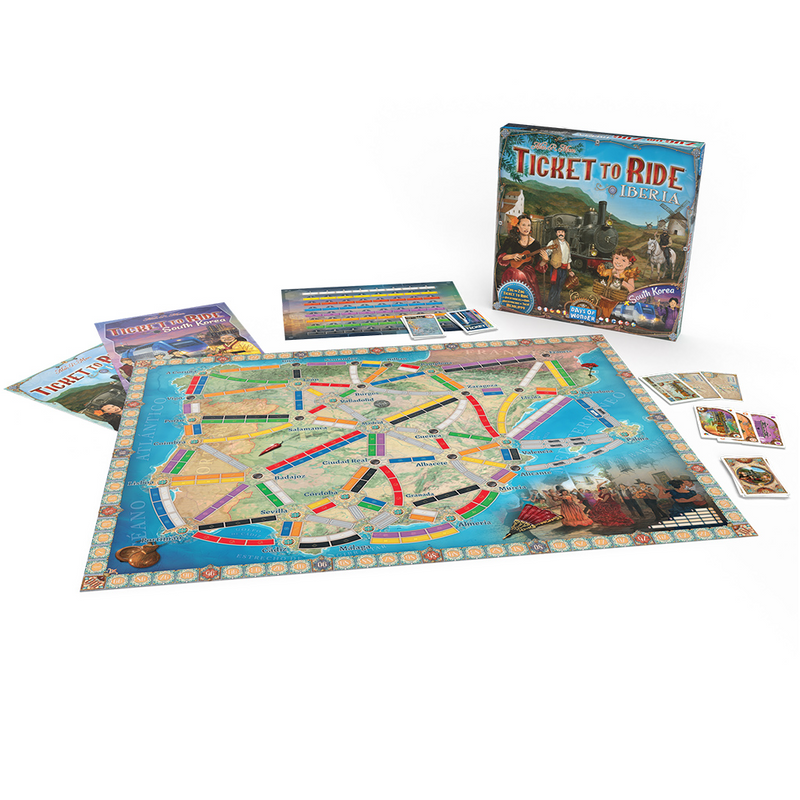 Ticket to Ride: Iberia & South Korea [Expansion]