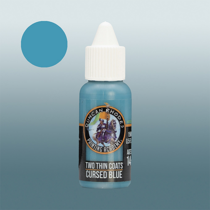 Two Thin Coats Paint: Cursed Blue [15ml]