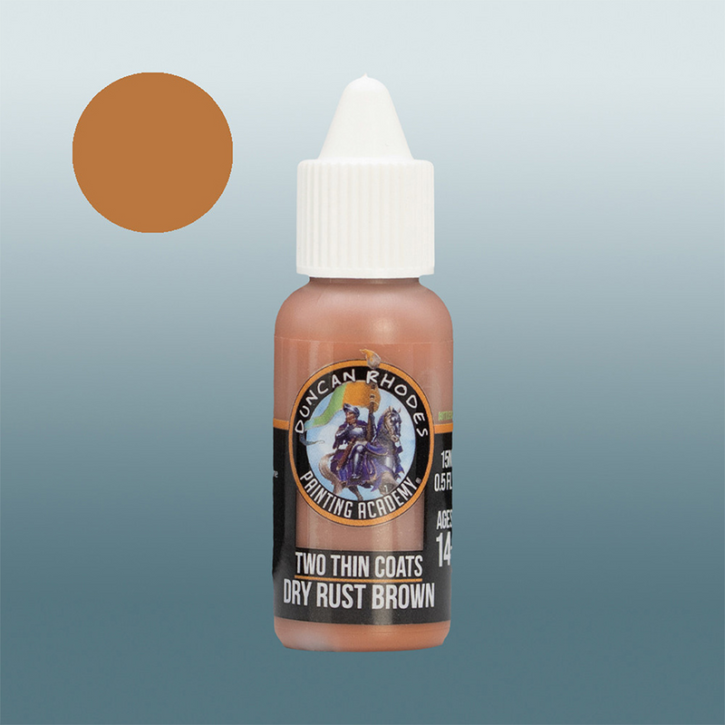 Two Thin Coats Paint: Dry Rust Brown [15ml]