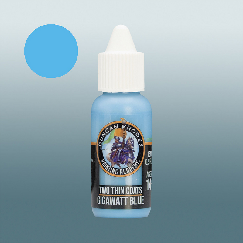 Two Thin Coats Paint: Gigawatt Blue [15ml]