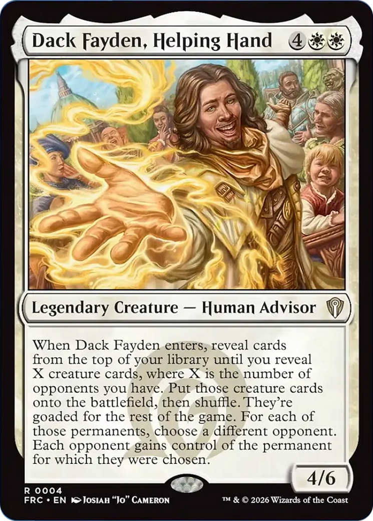 Dack Fayden, Helping Hand [Reality Fracture Commander]