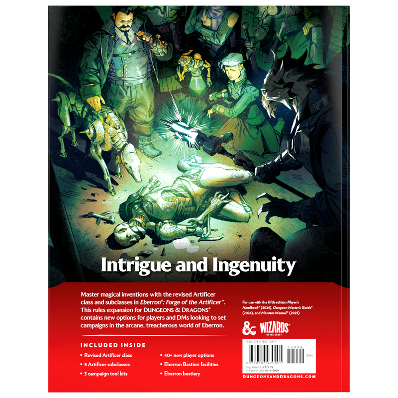 Dungeons & Dragons - Forge of the Artificer [Hardcover] (RERELEASE 11/25/25)