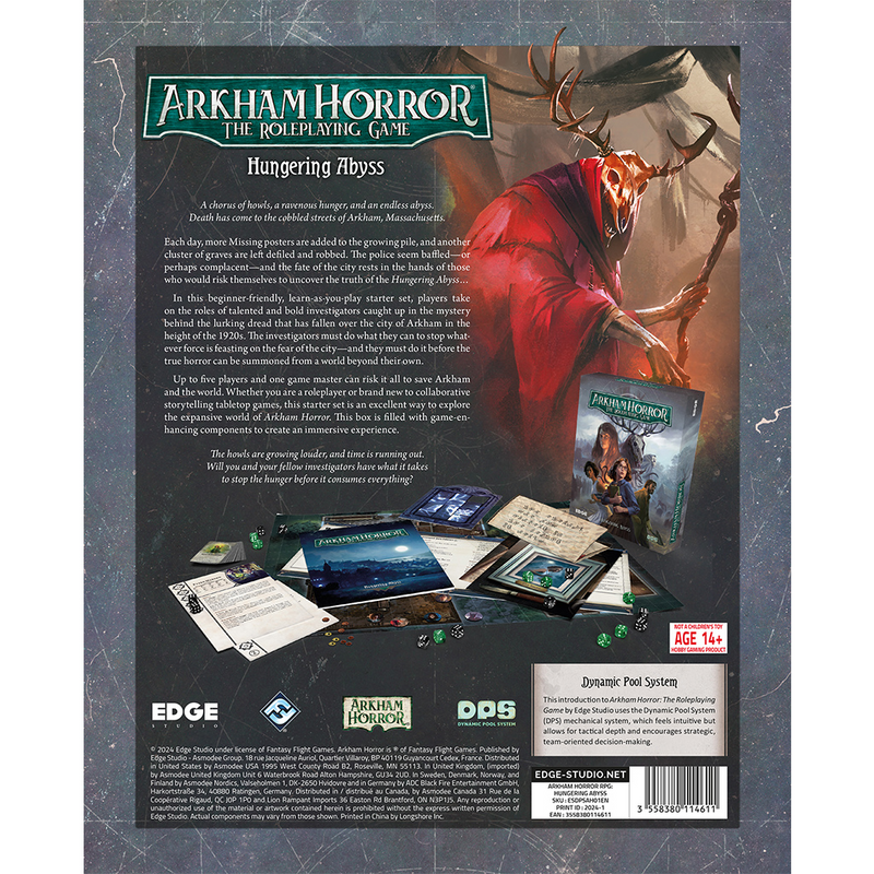 Arkham Horror RPG: Starter Set - Hungering Abyss