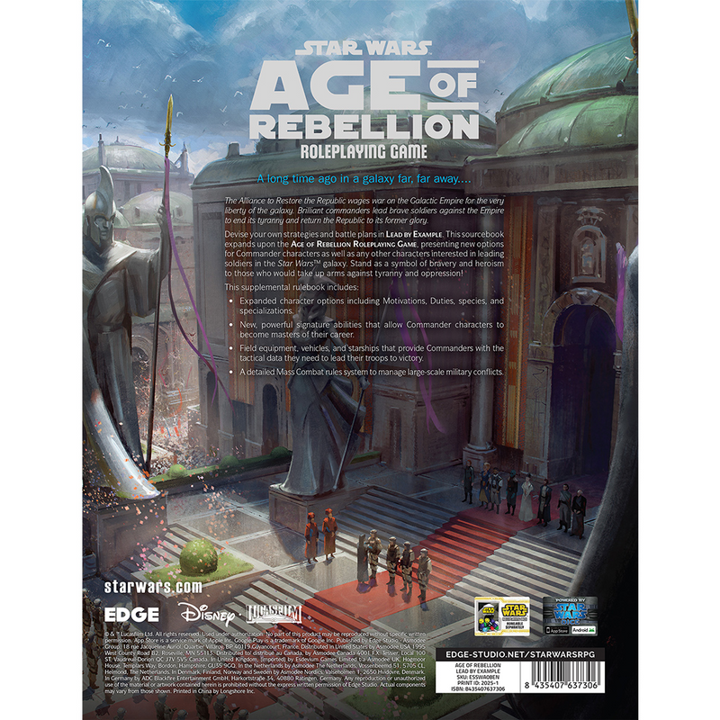 Star Wars RPG | Age of Rebellion: Lead By Example [Hardcover]