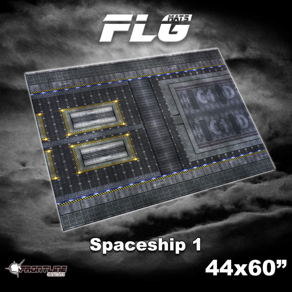 FLG Neoprene Wargaming Mats: Spaceship 1 - 44" x 60"