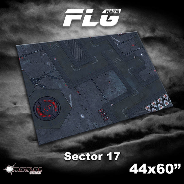 FLG Neoprene Wargaming Mats: Sector 17 - 44" x 60"