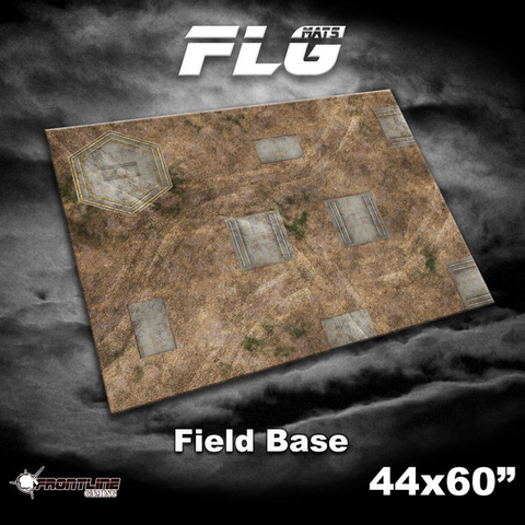 FLG Neoprene Wargaming Mats: Field Base - 44" x 60"