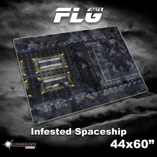 FLG Neoprene Wargaming Mats: Infested Spaceship - 44" x 60"