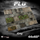FLG Neoprene Wargaming Mats: City 1 - 44" x 60"
