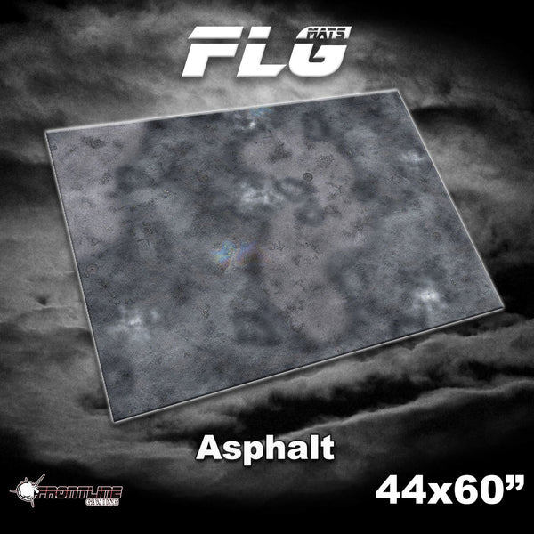 FLG Neoprene Wargaming Mats: Asphalt - 44" x 60"