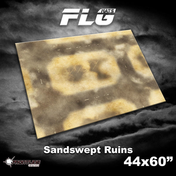 FLG Neoprene Wargaming Mats: Sandswept Ruins - 44" x 60"