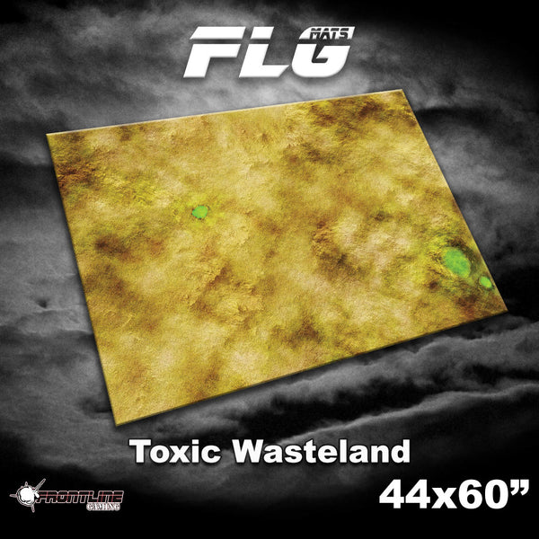 FLG Neoprene Wargaming Mats: Toxic Desert - 44" x 60"