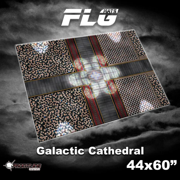 FLG Neoprene Wargaming Mats: Galactic Cathedral - 44" x 60"