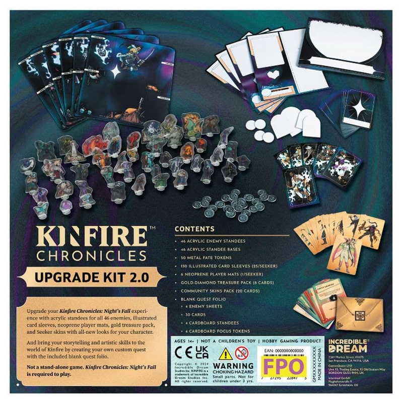 Kinfire Chronicles: Night's Fall - Upgrade Grade 2.0 [Expansion Game]