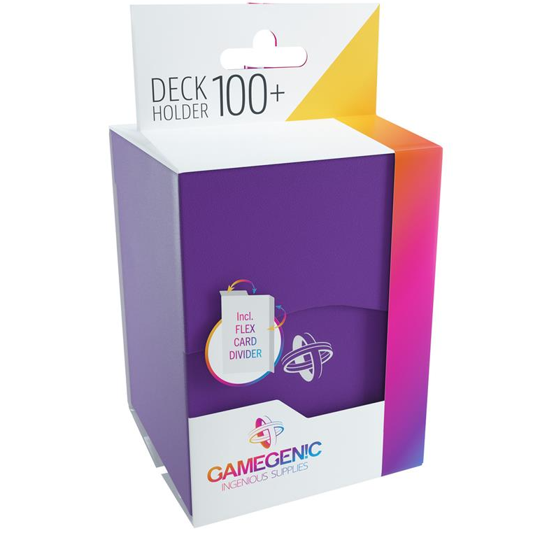 Gamegenic Deck Holder 100+ Deck Box - Purple