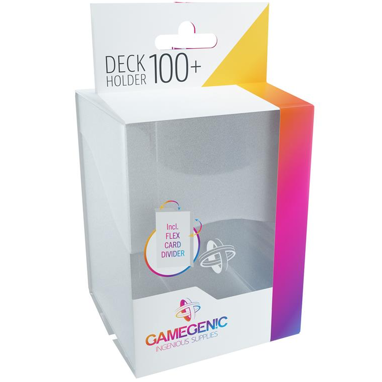 Gamegenic Deck Holder 100+ Deck Box - Clear