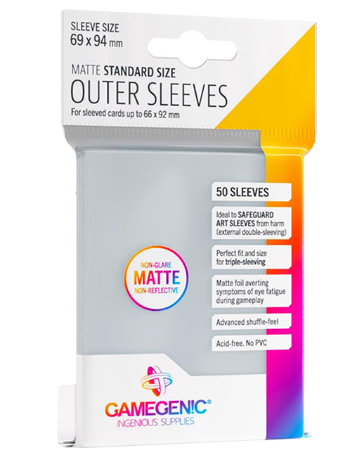 Gamegenic | Outer Sleeves - Matte Standard Size [50ct]