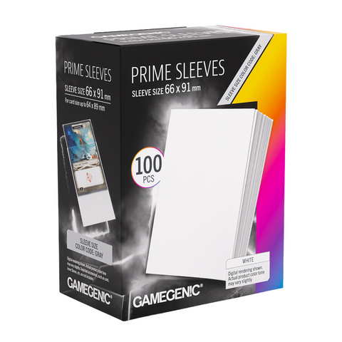 Gamegenic Matte Standard Prime Sleeves - White [100ct]