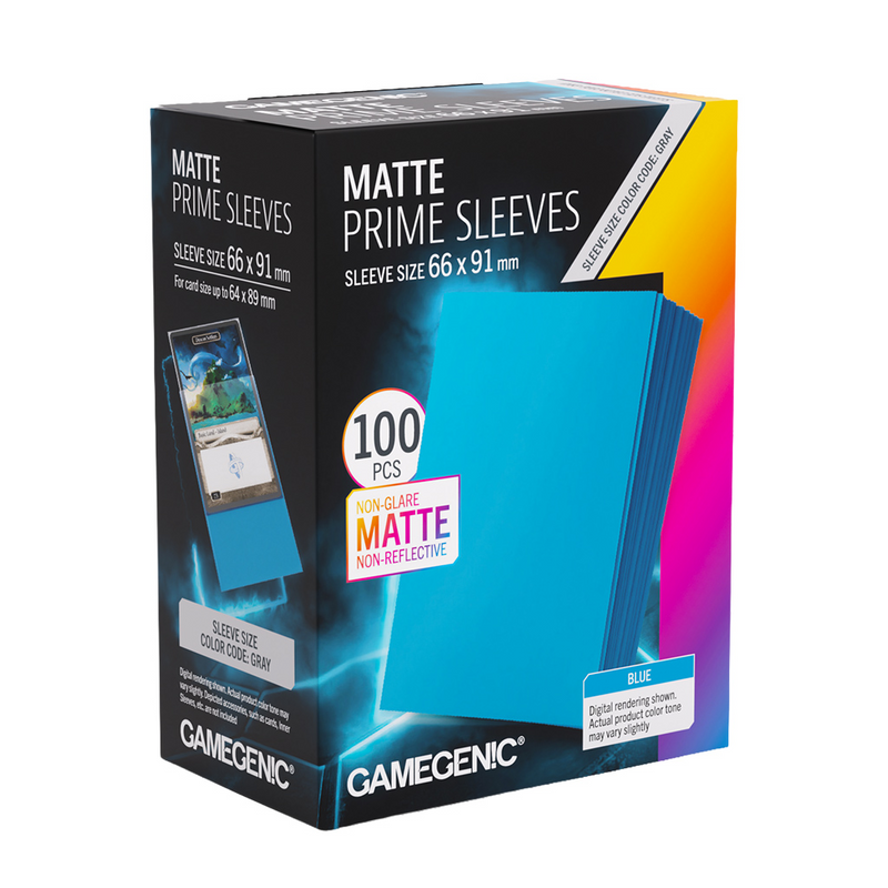 Gamegenic Matte Standard Prime Sleeves - Blue [100ct]