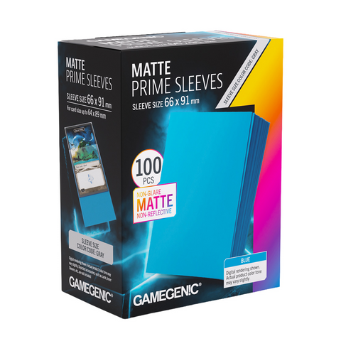 Gamegenic Matte Standard Prime Sleeves - Blue [100ct]