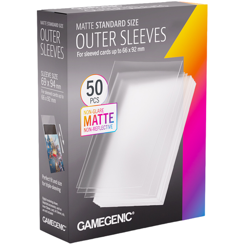 Gamegenic Outer Sleeves - Matte Standard Size [50ct]
