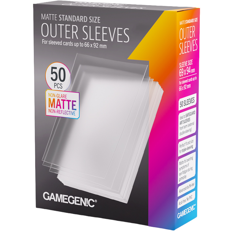 Gamegenic Outer Sleeves - Matte Standard Size [50ct]