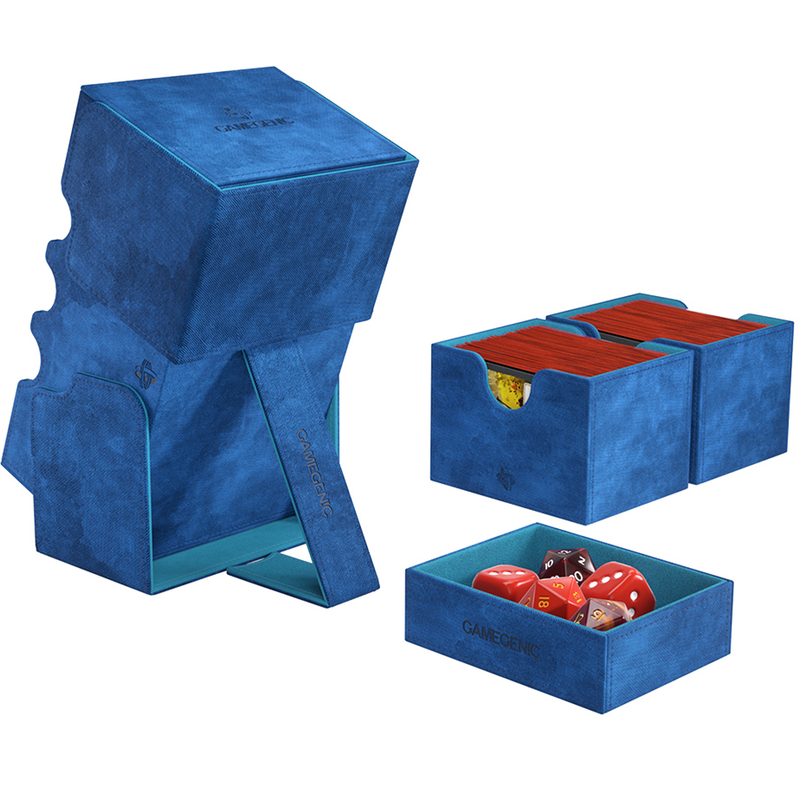 Gamegenic Stronghold 200+ XL Convertible Deck Box - Blue