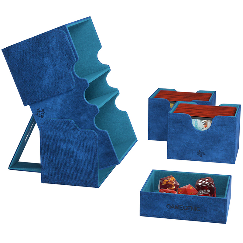 Gamegenic Stronghold 200+ XL Convertible Deck Box - Blue
