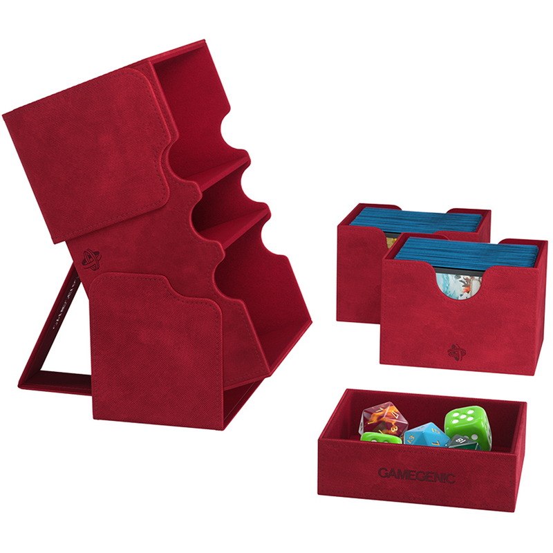 Gamegenic Stronghold 200+ XL Convertible Deck Box - Red