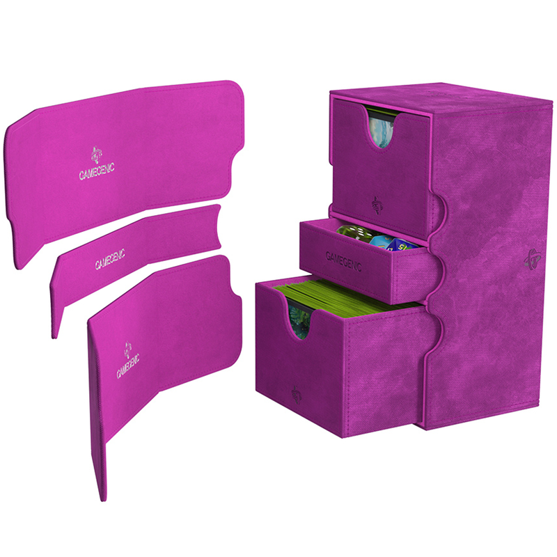 Gamegenic Stronghold 200+ XL Convertible Deck Box - Purple