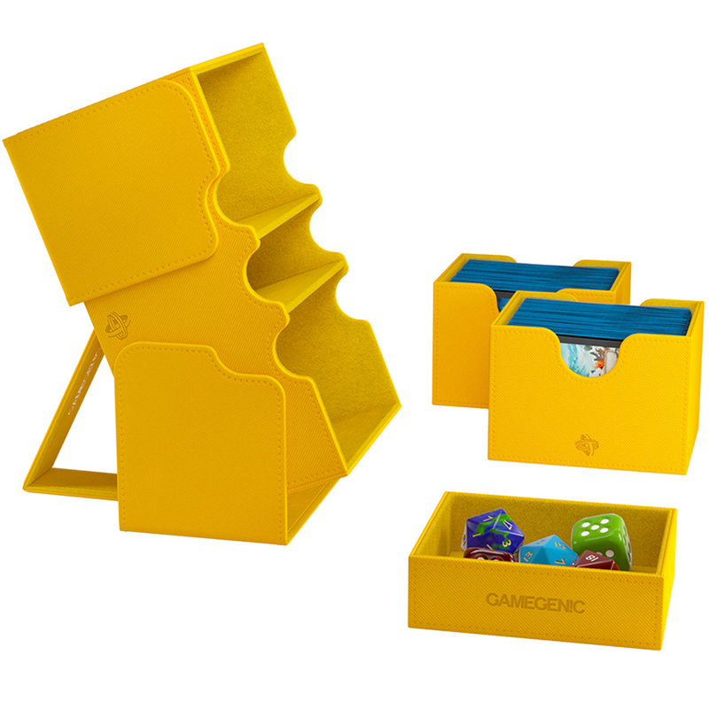 Gamegenic Stronghold 200+ XL Convertible Deck Box - Yellow