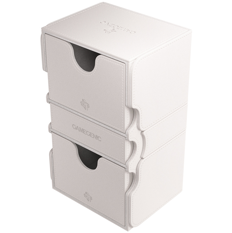 Gamegenic Stronghold 200+ XL Convertible Deck Box - White