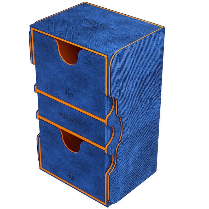 Gamegenic Stronghold 200+ XL Convertible Deck Box - Blue/Orange