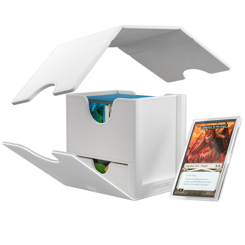 Gamegenic Sidekick PRO 100+ XL Convertible Deck Box - White