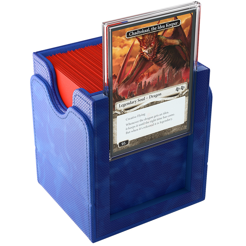 Gamegenic Squire PLUS 100+ XL Convertible Deck Box - Blue