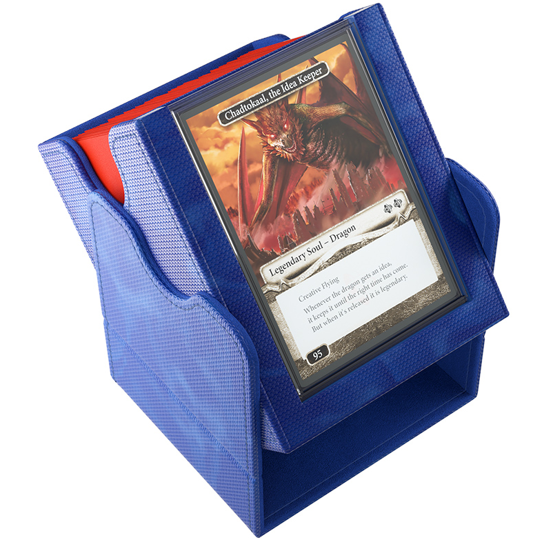 Gamegenic Squire PLUS 100+ XL Convertible Deck Box - Blue