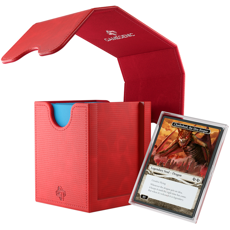Gamegenic Squire PLUS 100+ XL Convertible Deck Box - Red
