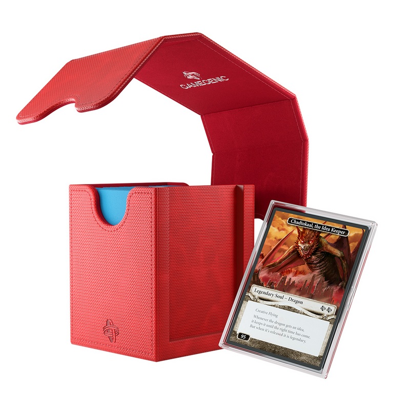 Gamegenic Squire Plus 100+ XL Convertible Deck Box - Red