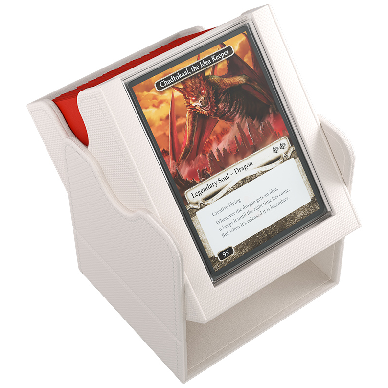 Gamegenic Squire PLUS 100+ XL Convertible Deck Box - White