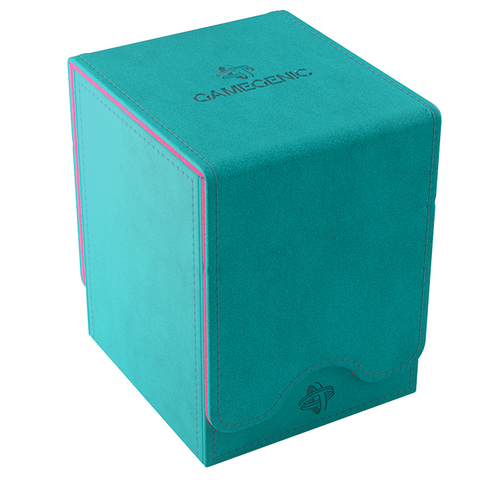 Gamegenic Squire 100+ XL Convertible Deck Box - Teal/Pink
