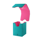 Gamegenic Squire Convertible 100+ XL Deck Box - Teal/Pink