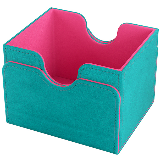 Gamegenic Sidekick Convertible 100+ XL Deck Box - Teal/Pink
