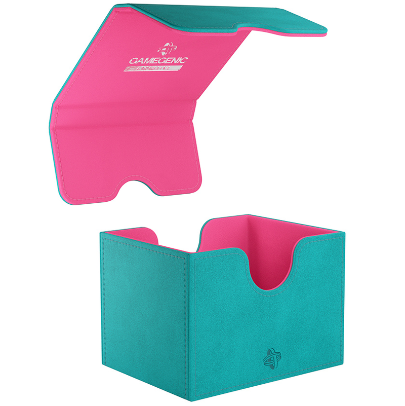 Gamegenic Sidekick Convertible 100+ XL Deck Box - Teal/Pink
