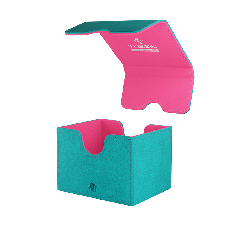 Gamegenic Sidekick Convertible 100+ XL Deck Box - Teal/Pink