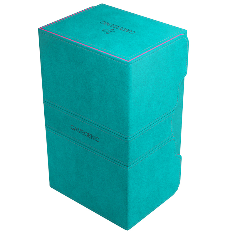 Gamegenic Stronghold 200+ XL Convertible Deck Box - Teal/Pink